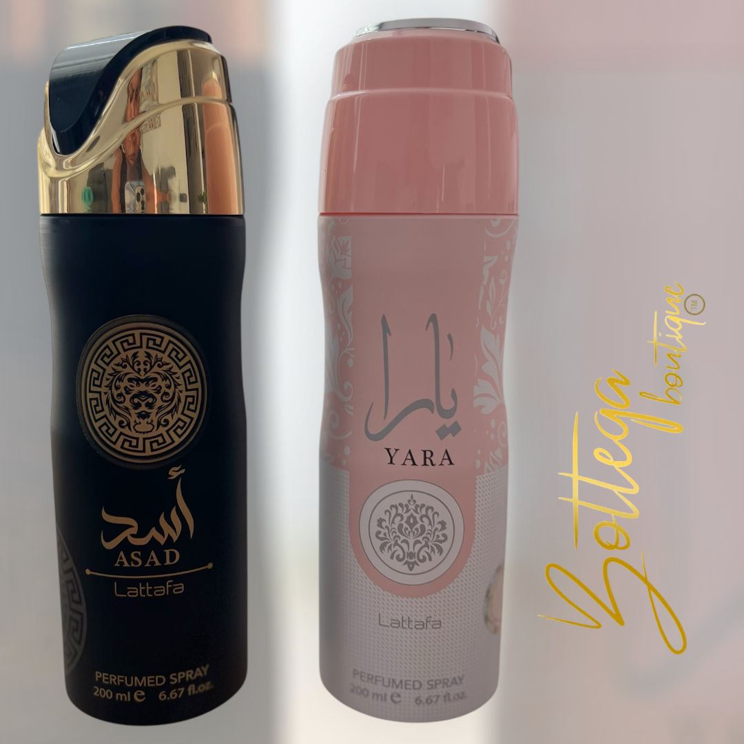 LATTAFA Couple Perfumed Spray, YARA and ASAD, 6.67oz