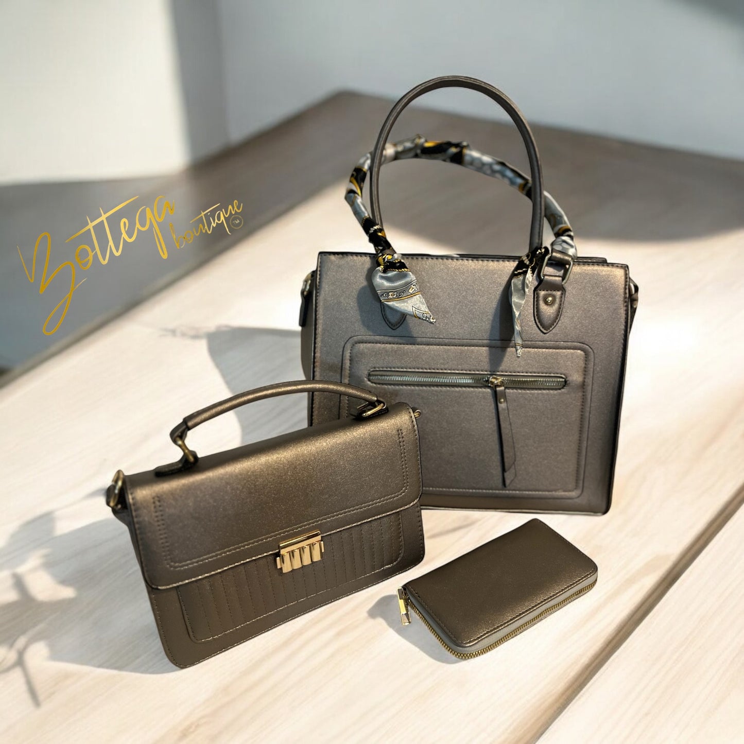 Elegant Handbag Trio