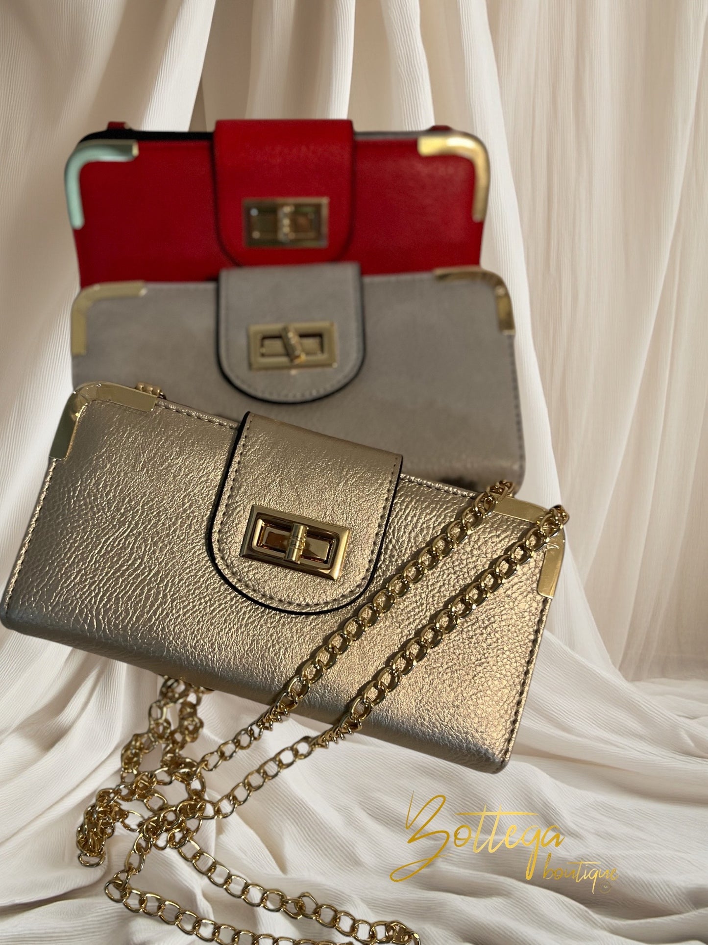 Elegant Travel Wallet with Chain