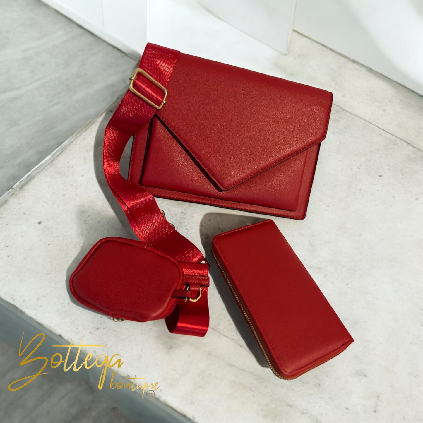 Travel Purse with Coin-Pocket and Wallet