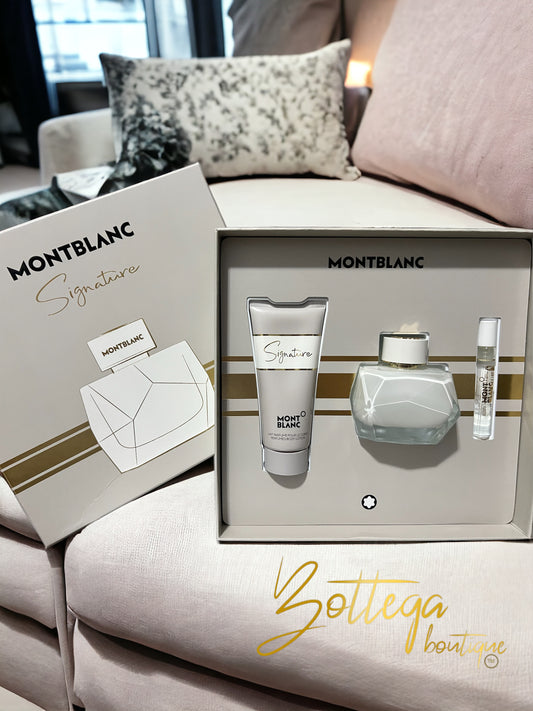 MONTBLANC Signature Eau de Perfume for Women 3.0 oz Gift Set